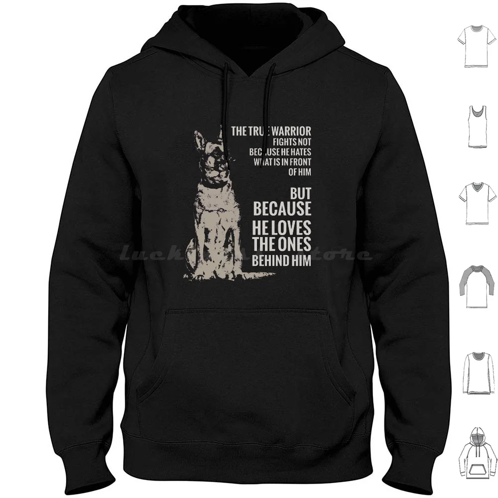 Malinois-Belgian Shepherd-Mechelaar Hoodie cotton Long Sleeve Malinois Belgian Malinois Mali Malinois Dog Belgian