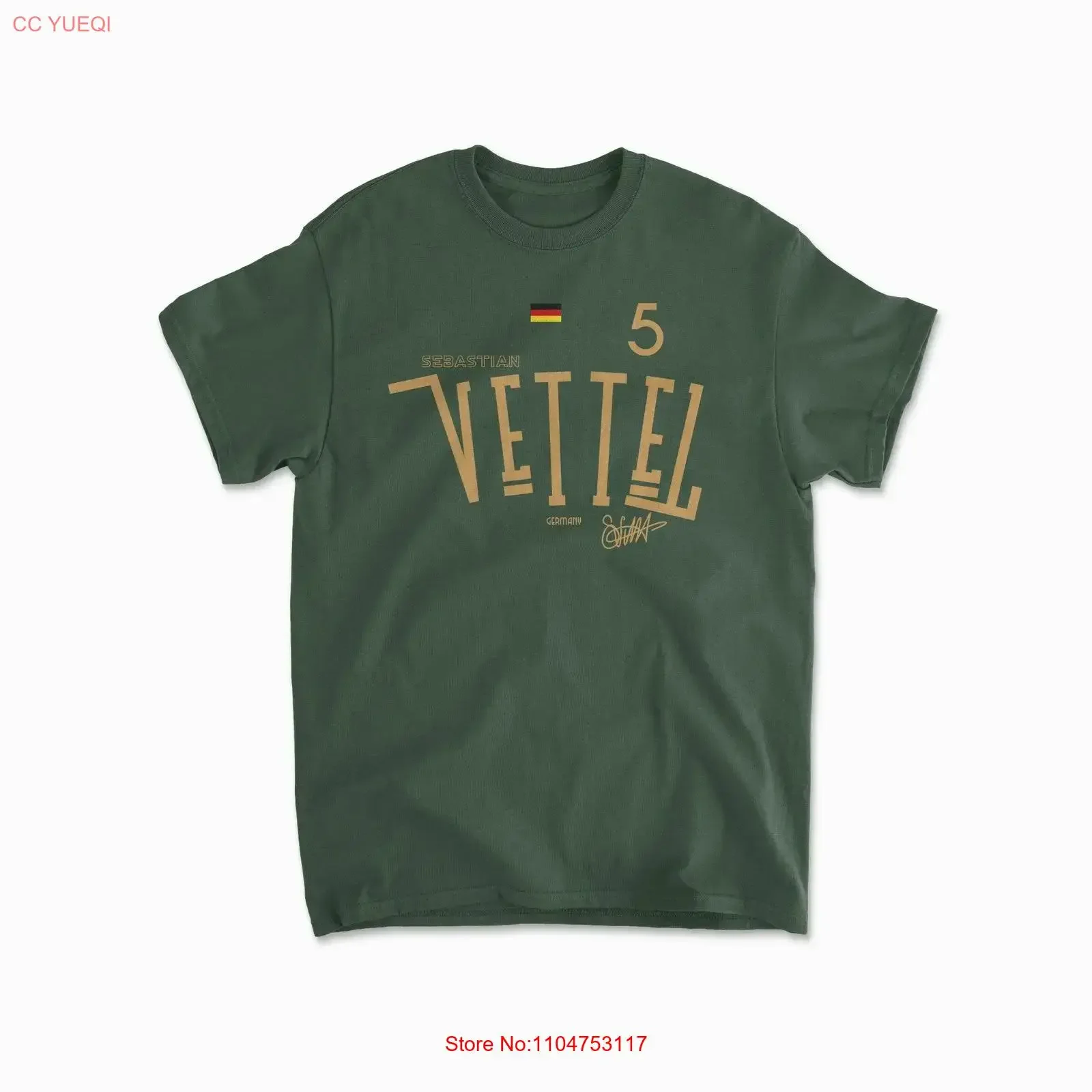 Vettel T Shirt Retro Racing Driver German Legend Merch Motorsport Apparel for Race Team Fan vintage Washed Slightly Comfortable