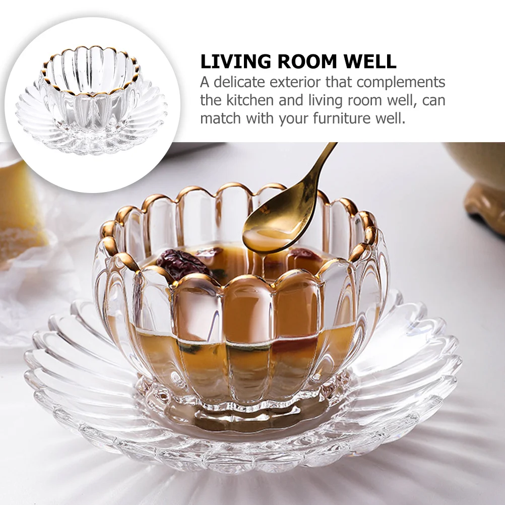 

1Set Plastic Salad Bowl Elegant Appearance Easy Clean Large Capacity Dessert Fruit Mixing Serving Bowl Dessert Container