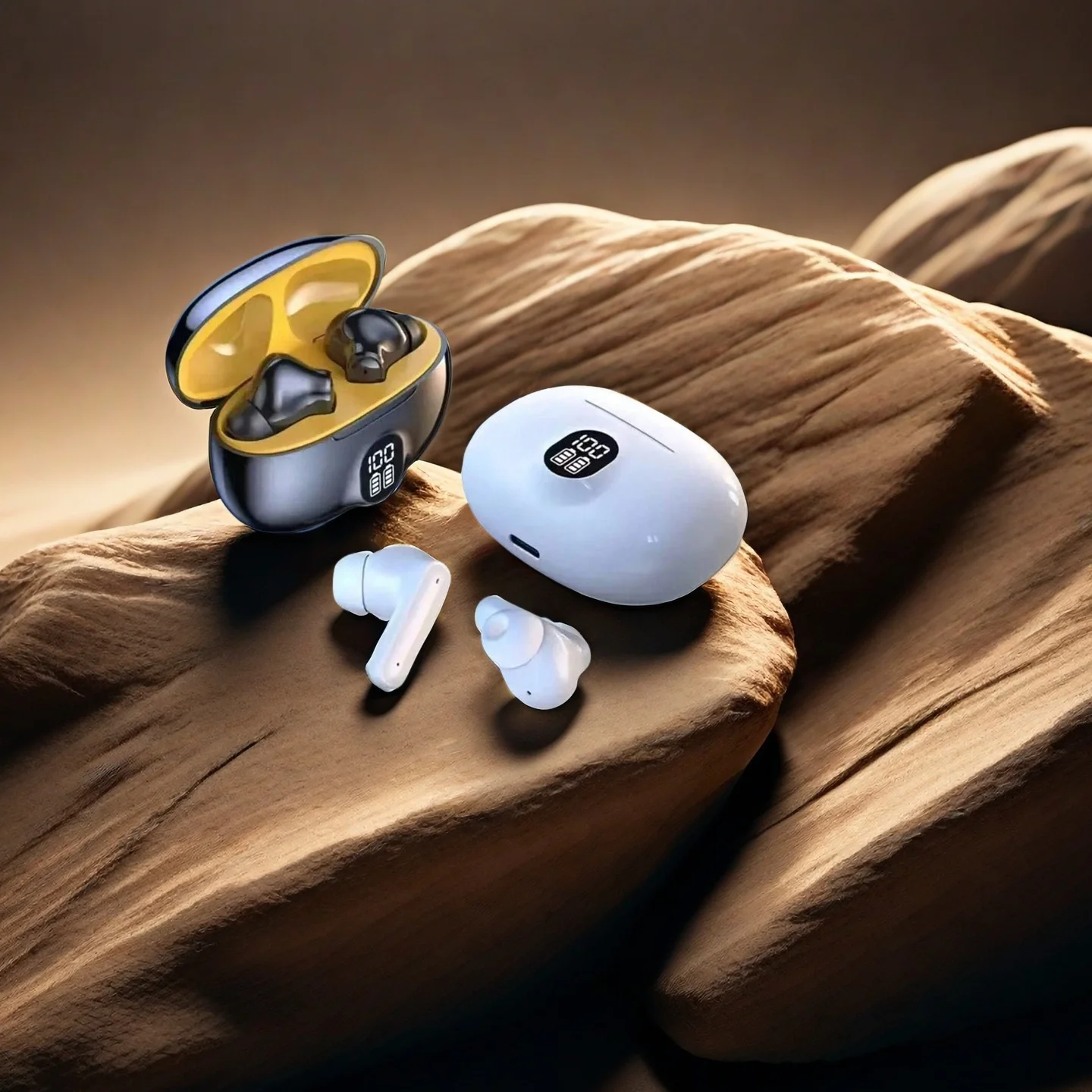 سماعات رأس TWS لاسلكية جديدة مع ميكروفون لتقليل الضوضاء عالية الدقة للهواتف الذكية