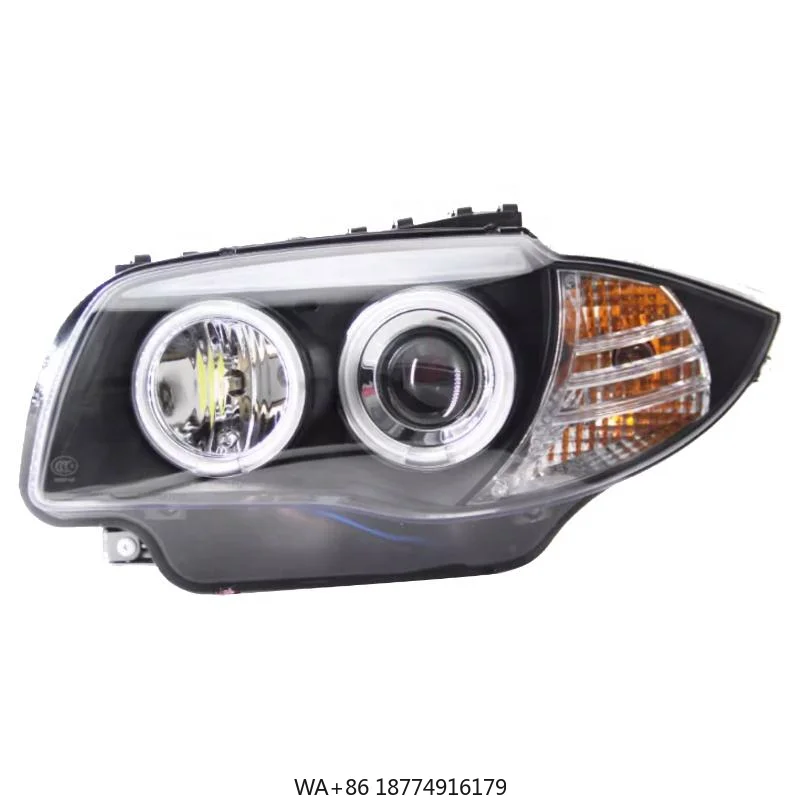 

Hot sales For 1 Series E87 2005-2012 high-quality Angel Eye Turn signal Lamp Daytime Running Light LED Headlight Assembly