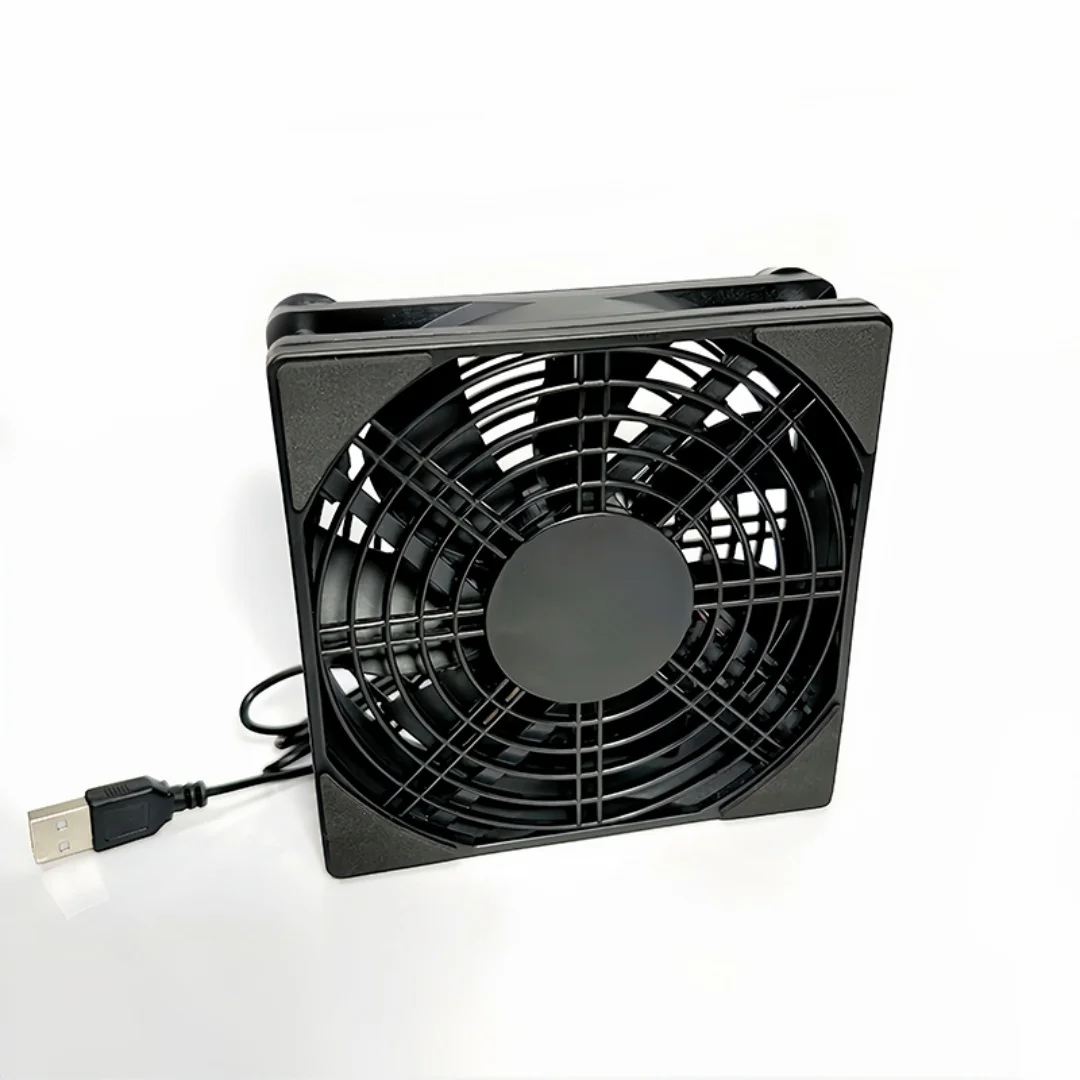CX FUTRUE USB Interface Cooling Fan, 5V, 120MM ABS、 Laptop/Computer/Mobile Phone/Router Can Be Used, With A Speed Of 1400.