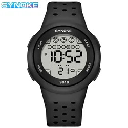 SYNOKE Men Digital Watch Sports Watches Timing Function Alarm Clock Waterproof 50M Digital Watch Military Clock Large Screen