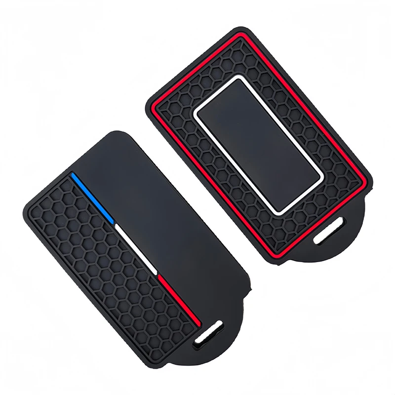 Access Card Case Silicone Card Holder Keychain Key Ring Door Lock Access Tags ID Card Case Keychain Access Card Bag