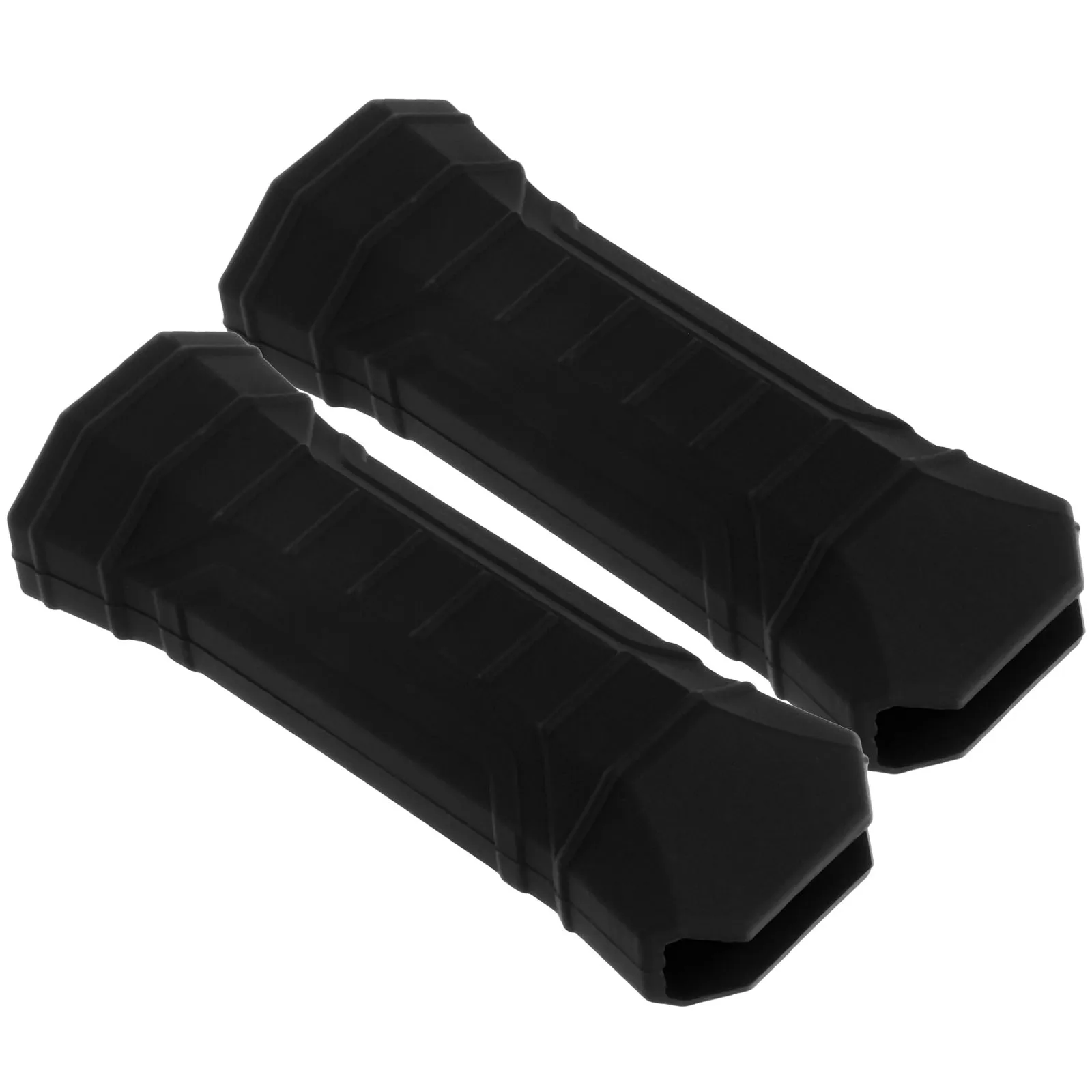 2pcs Silicone Grip Sleeve Comfortable Anti-Slipping Racquet Handle Wraps Paddle Grip Band Durable Protector For Sport