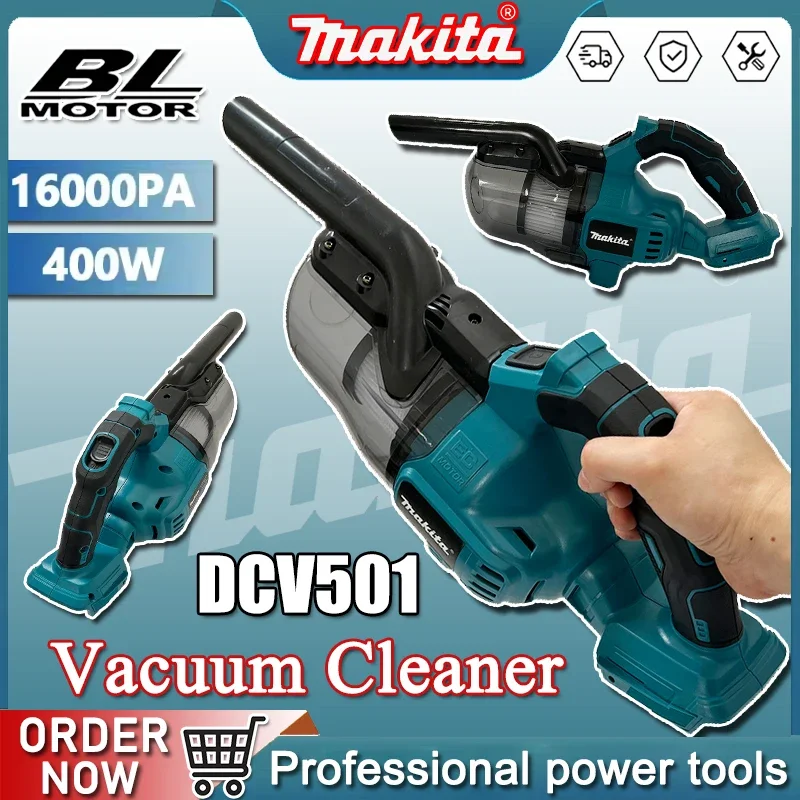 

Makita DCV501 Cordless Handheld Vacuum Cleaner Portable Brushless Vehicle Mounted Floor Cleaner Household Power Tools Fit Car