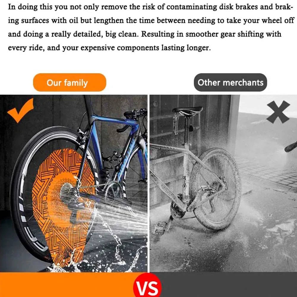 Bicycle Wash Cover Anti-grease Washing Disc Brake Hub Edge Protection Cover Anti Pollution Mountain Road Bike Clean Repair Tools image 5