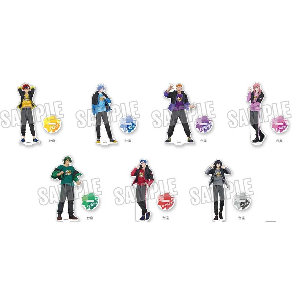 Juego Chinen Miya Sakurayashiki Kaoru muñeco con soporte acrílico Anime Kyan Reki Hasegawa Langa figura modelo placa Cosplay juguete para regalo