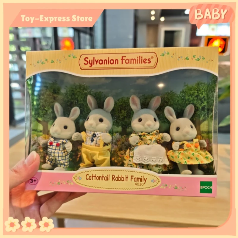 Sylvanian Familles Accessoires Filles Enfants Jouets Calico Critters Miniature Anime Poupée Jouets pour Enfants Cottontail Lapin Famille