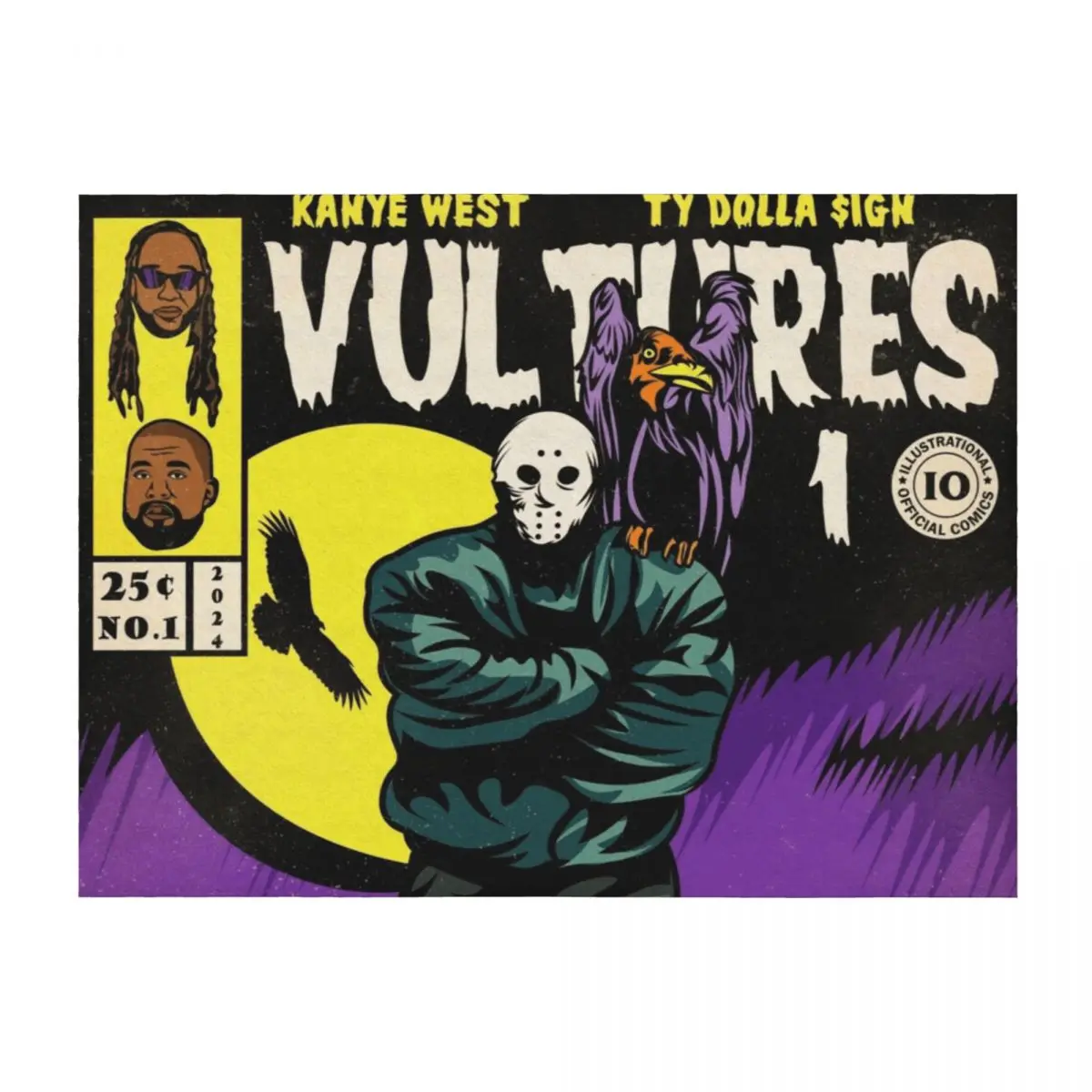 

vultures 1 kanye Throw Blanket Blankets For Baby Bed Flannel Fabric Extra Large Throw Blankets