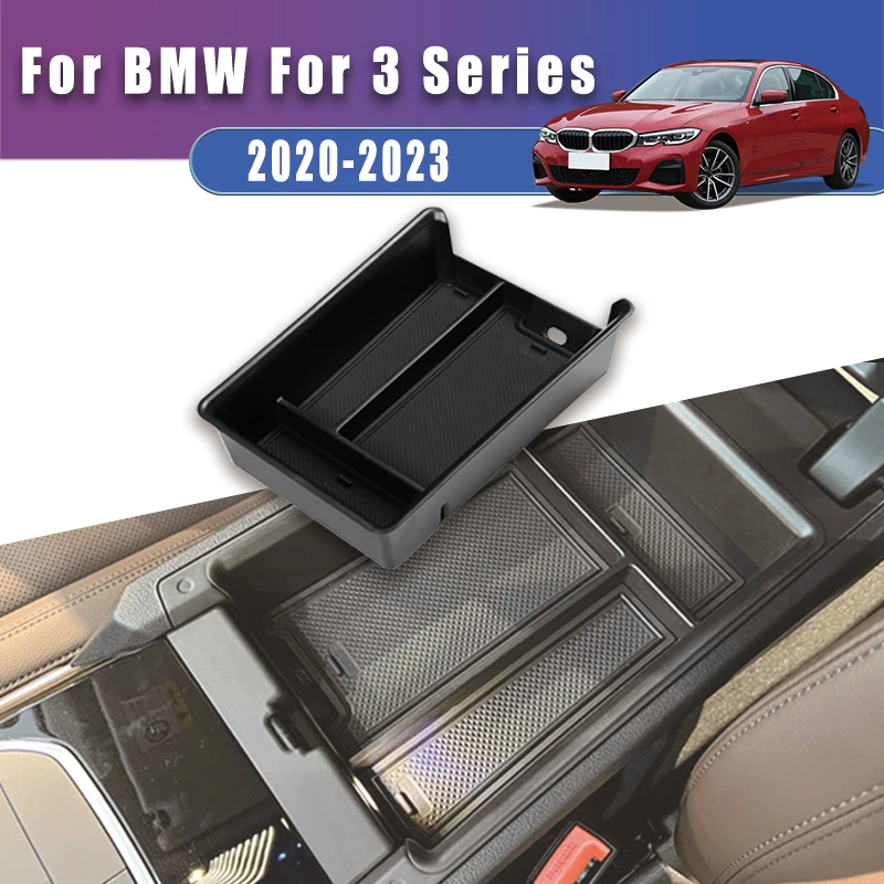 

Car Armrest Storage Box For BMW 3 Series 2023 2022 2021 2020 Center Console Insert Tray Organize Small Items Interior Accessory