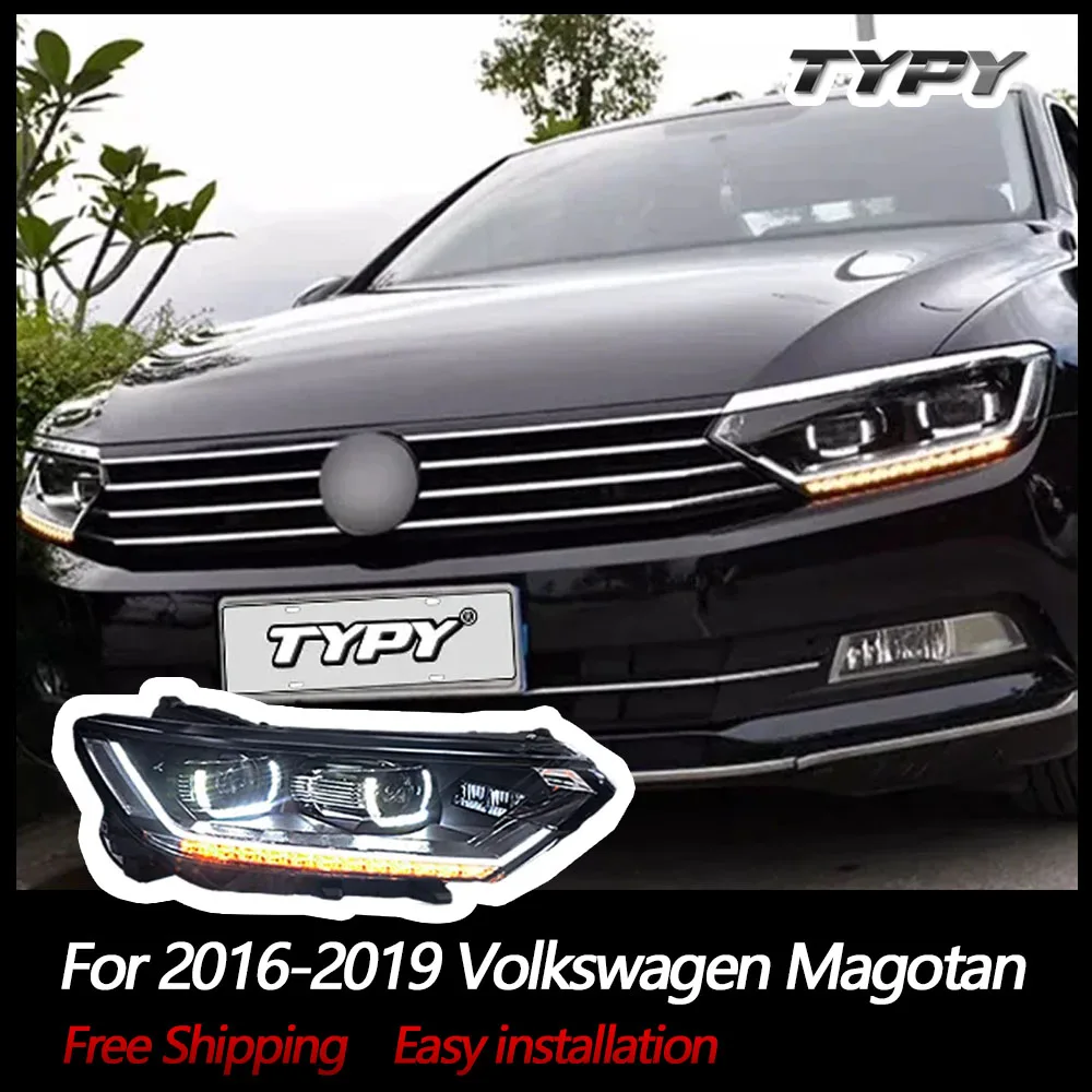 

TYPY Car Headlights For Volkswagen Magotan 2016-2019 LED Car Lamps Daytime Running Lights Dynamic Turn Signals