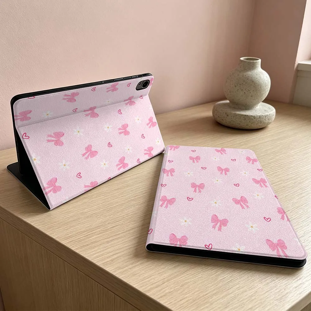 

Pink bow pattern Soft For Huawei MatePad MediaPad MagicPad Honor Pad 10 9 8 X10 X9 X8 X8a Pro Inch Tablet Case