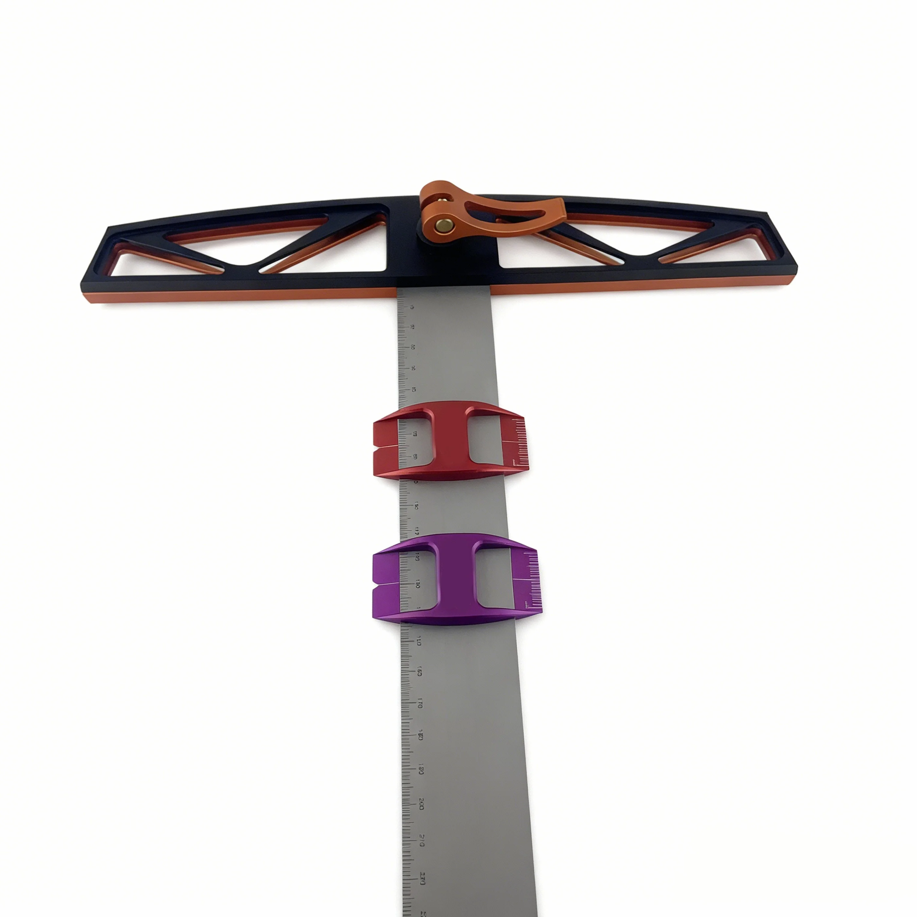 Woodworking Tool T-square Ruler - High Precision, Angle Adjustable, for Carpentry, DIY, Marking. Clear Scale, Anti-rust