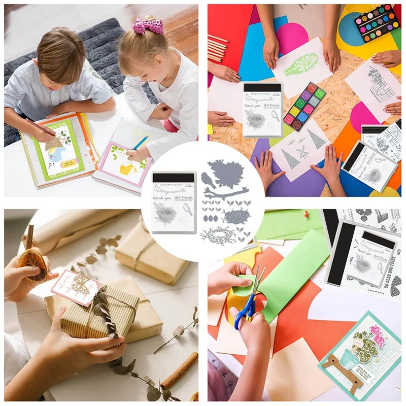 Stamp And Dies For Card Making, DIY Scrapbooking Arts Crafts Stamping Card Silicone Stamp Decoration For Gifts (5586)