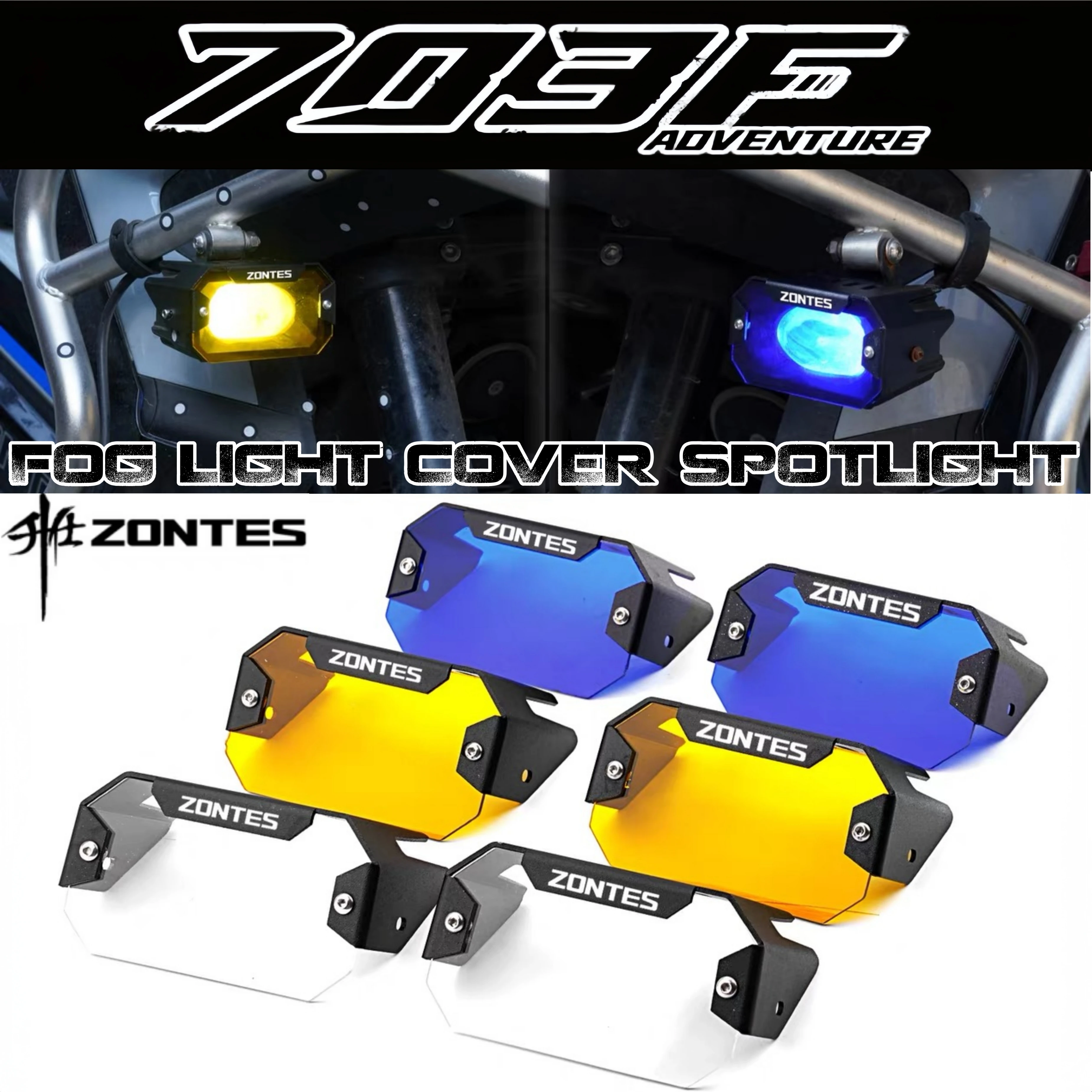 for-zontes-703f-368g-703t-motorcycle-modification-fog-light-cover-spotlight-color-change-lens-anti-collision-light-cover