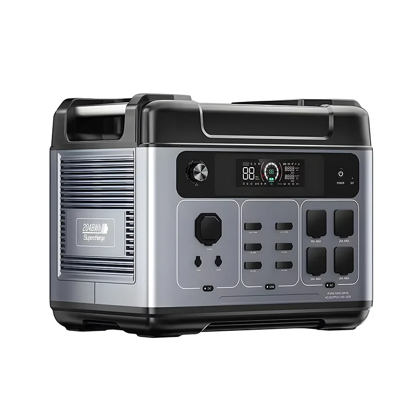 

[Hot Sale] Premium 2000W Lithium Battery 3000W Large Capacity Portable Solar Generator Station MPPT AC DC 1000W Emergency Car So