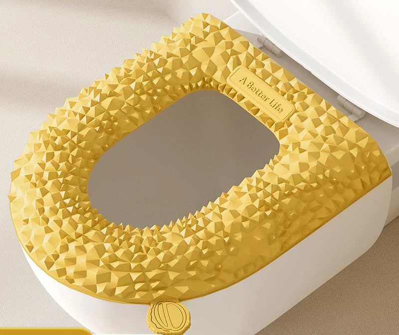 Toilet Waterproof Wipeable No Wash Adhesive Four Seasons Portable Universal Home Seat Pad Warm Washable Pad