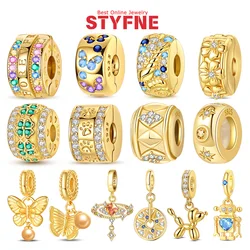 New 925 Silver Splittable Sun Moon Dangle Charm Satr Heart Bead Fit Original Bracelet for Women Fine Jewelry Making Gift