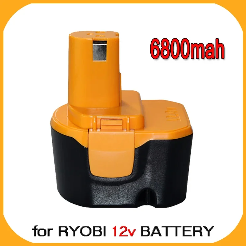 

6800mAh for Ryobi 12V Power tool Battery Replacement B-8286 BPT1025 RY-1204 1400143 1400652 1400670 440000