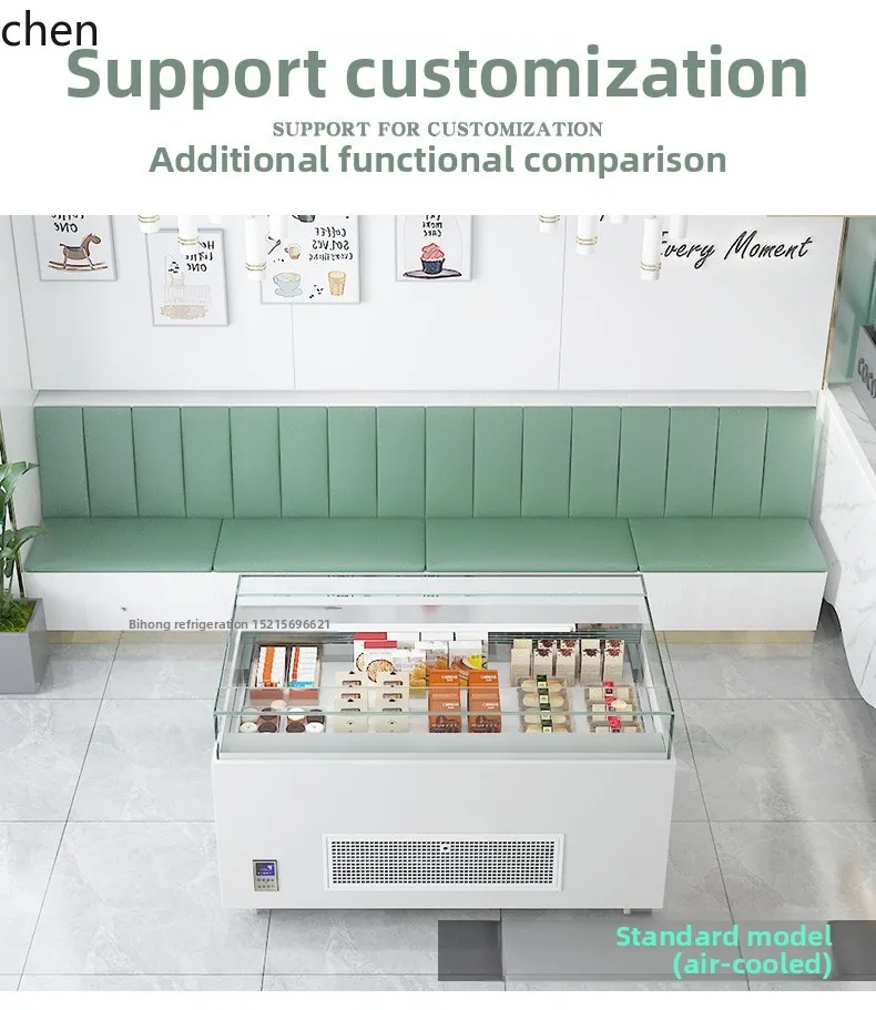 Vetrina per torta sandwich aperta ZML, vetrina per la conservazione della freschezza, frigorifero per yogurt aperto