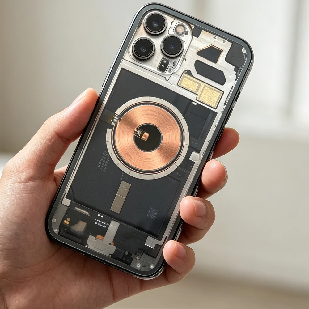 For iPhone 12Pro Pro Max Transparent Rear Housing Replacement Mod Kit Viral Explorer Version OEM Standard Fit Back Shell