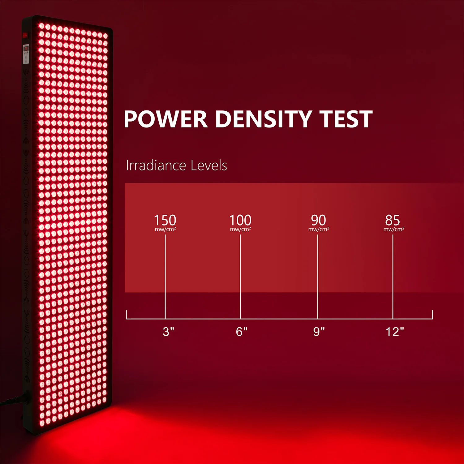 

1800W LED Infrared Beauty Therapy Lamp, Dual-Chip 660nm + 850nm Red Light, Facial & Body Rejuvenation, Photobiomodulation Device
