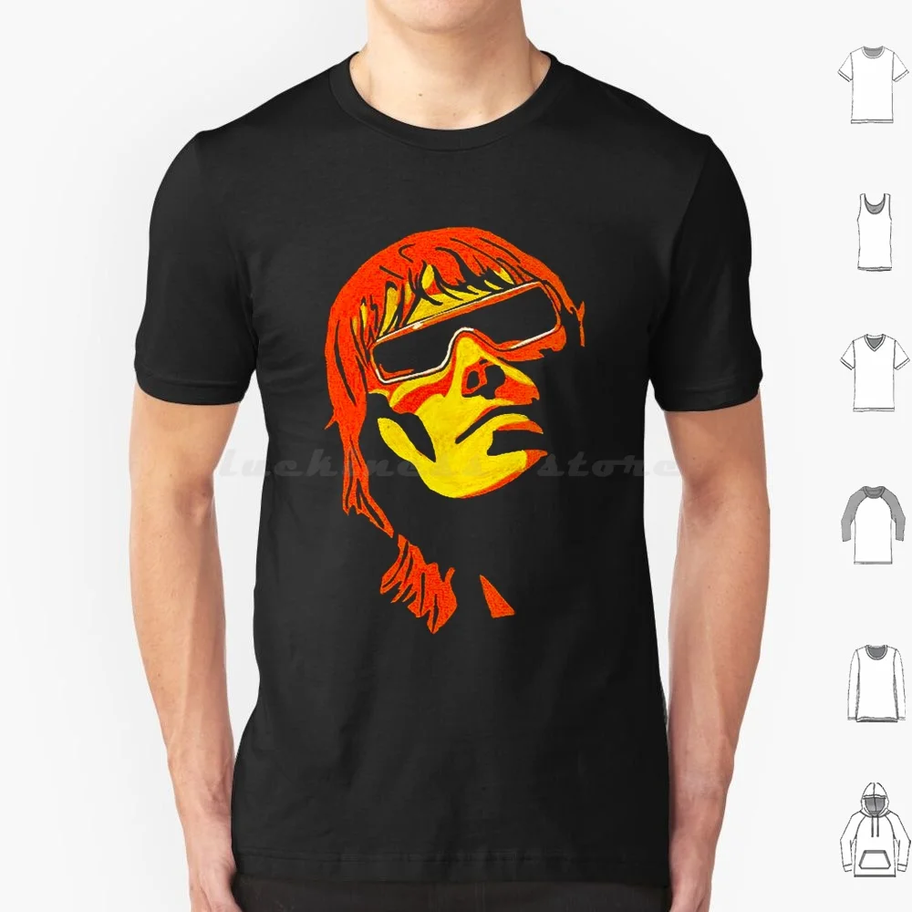 Ian Brown Camiseta de algodón para hombres y mujeres DIY estampado Ian Brown álbum de música escena de Color del océano definitivamente tal vez Britpop Indie