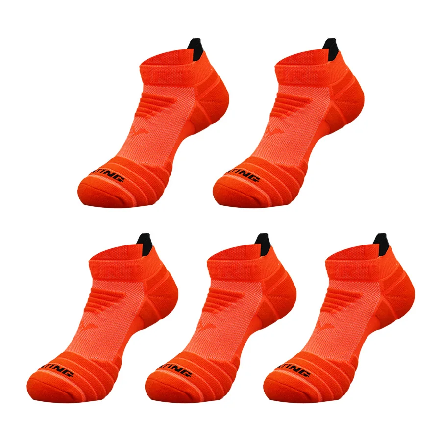 Calcetines deportivos transpirables de secado rápido para hombre, 5 pares, antideslizantes, atléticos, con soporte para arco para senderismo y tenis