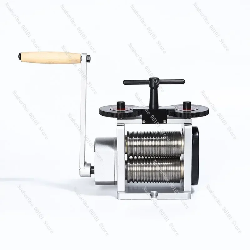 

Jewelry Rolling Mill Machine 110-130mm Manual Combination Roller for Wire Flat Semicircle Metal Sheet Marking DIY