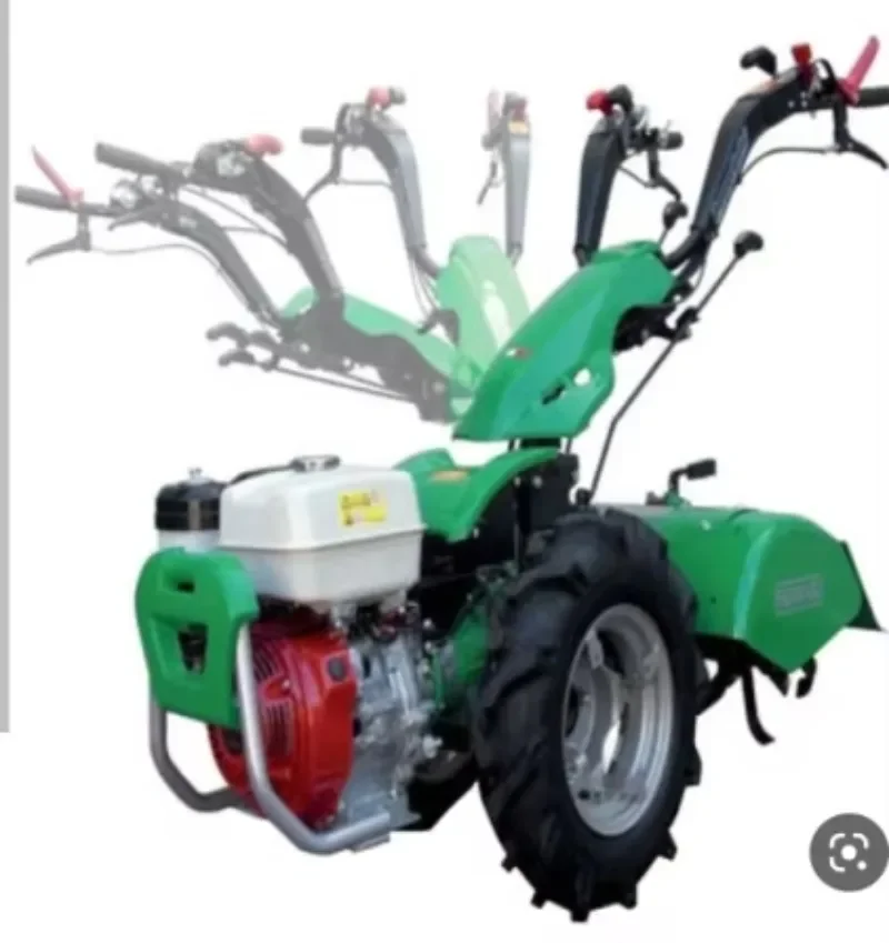 Italian agricultural walking tractor rotary tiller