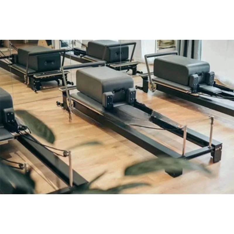 

Pilates core bed aluminum alloy black gold high and low feet