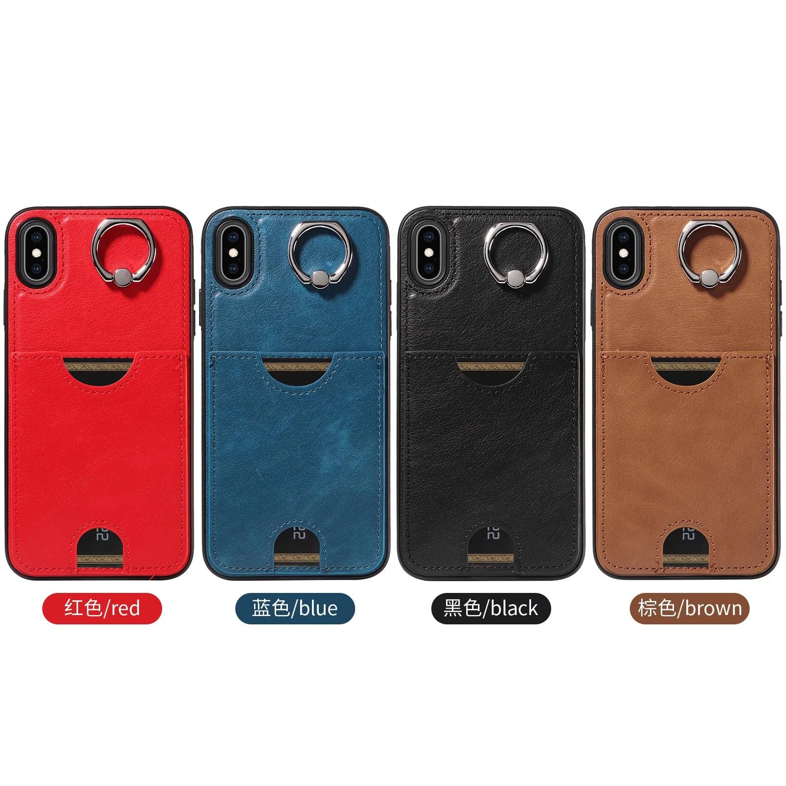 Портативный чехол для телефона IPhone X/XS/XR/XS MAX, держатель для карт, кожаный магнитный карманный кошелек, устойчивый к царапинам и царапинам