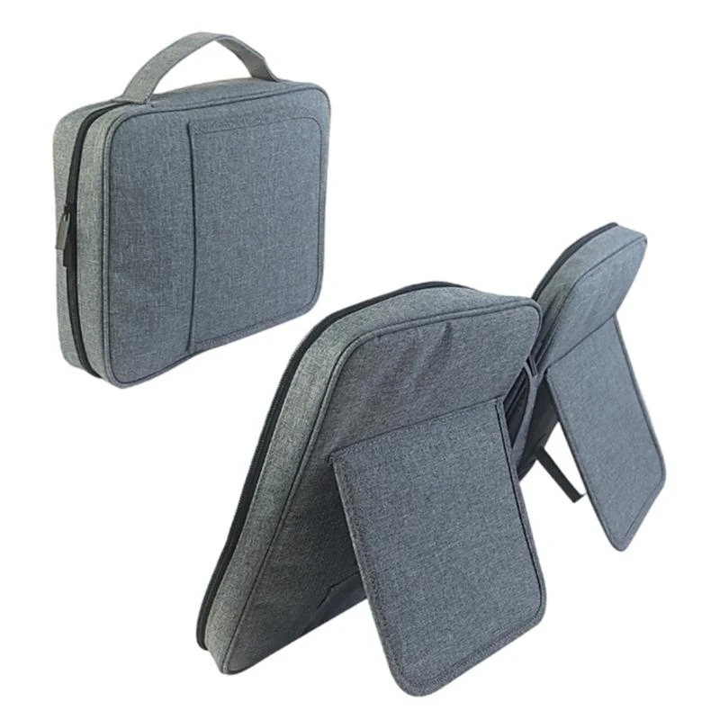 Bible Case Carrying Bag Bible Book Cover with Book Stand Bible Bag Document Storage Bag for Students Workers K92C