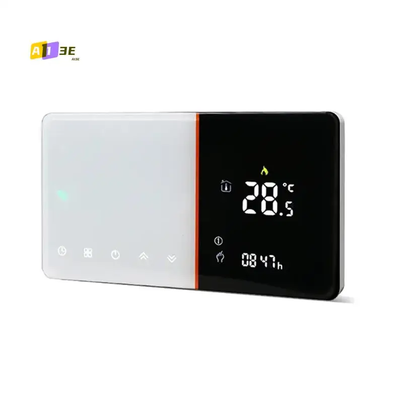 Termostato Wifi inteligente A13E para calefacción de agua/piso, caldera eléctrica/gas, funciona con Alexa y Google Home