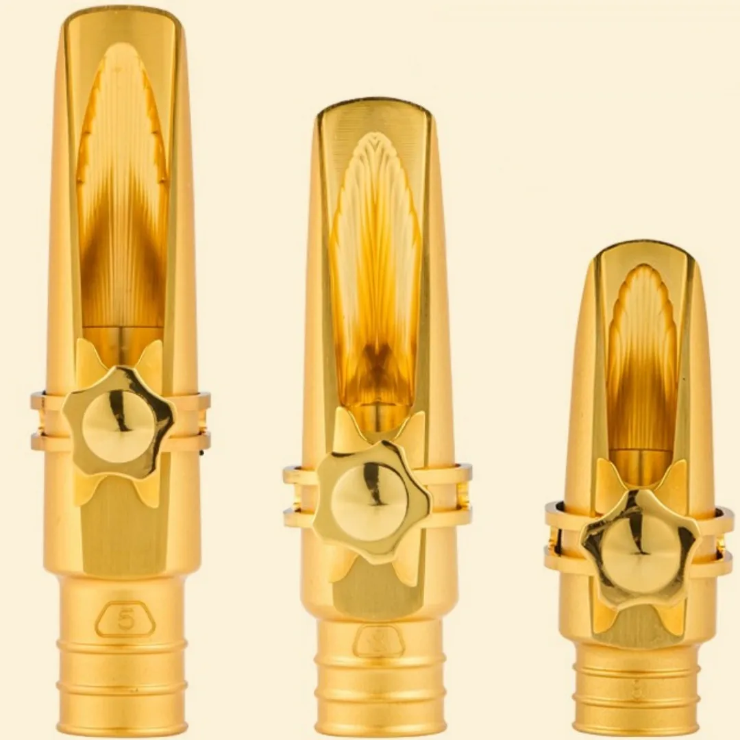 Professional Tenor Soprano Alto Saxophone Metal Mouthpiece Silver Gold Lacquer Slideway Mouthpiece Sax Dukoff Mouth Pieces 56789