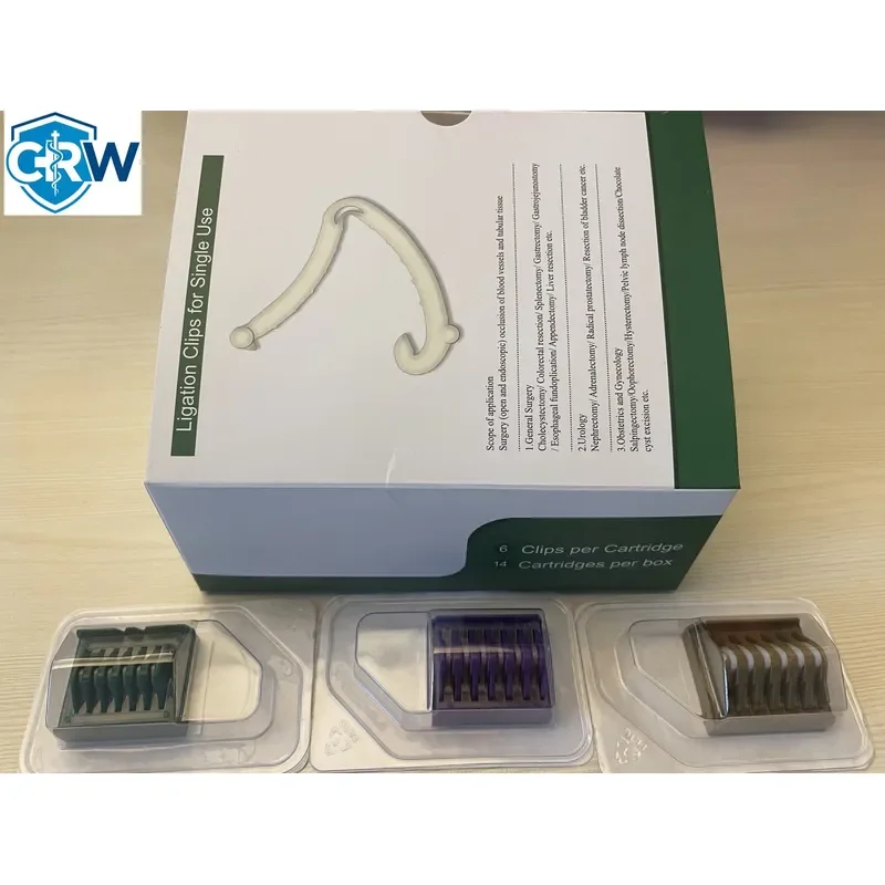 CRW Hem-o-lok Polymer Clip (Green, Purple,Brown)/Hem-o-lok Clips