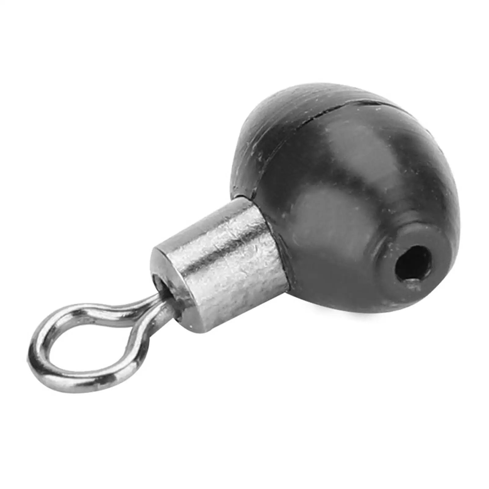 10PCS Fishing Line Rolling Beads Slider Bead Pulley Rig Black