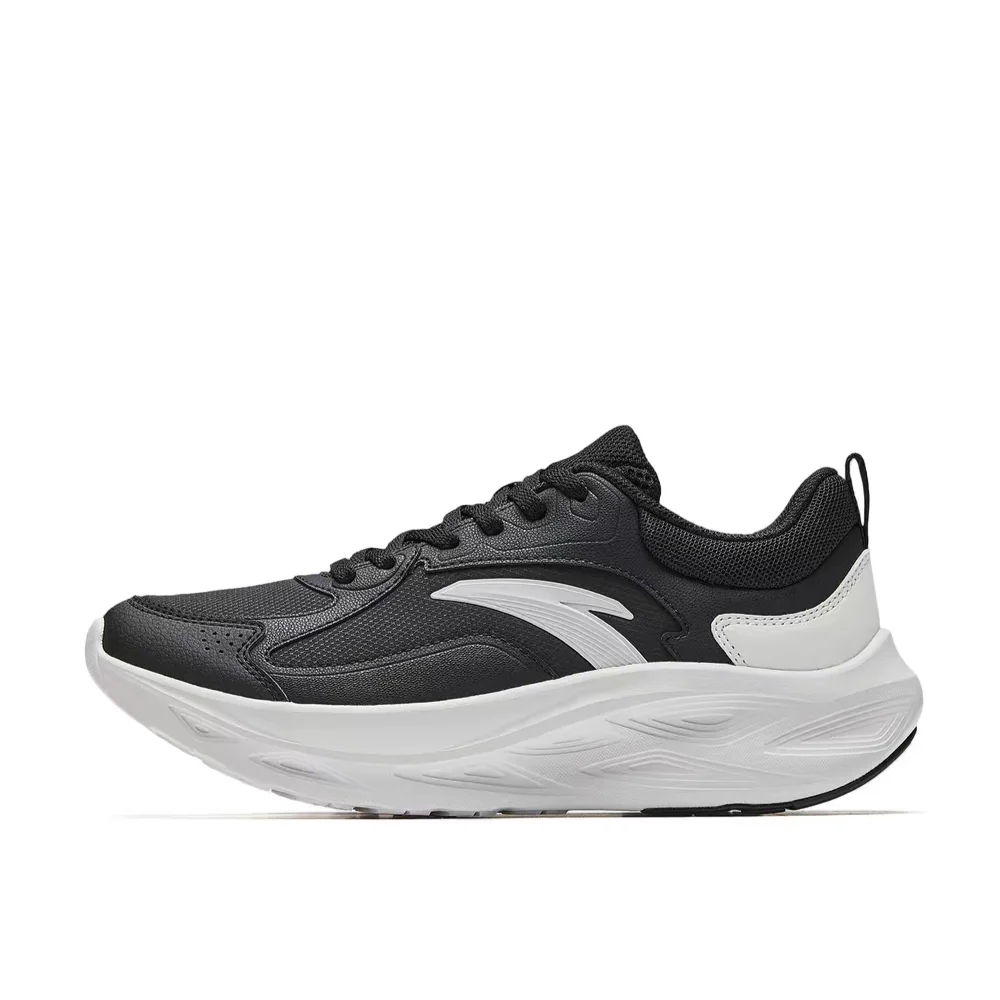 

Anta Yichen Women's Running Shoes: Simple, Versatile, Non-Slip, Durable, and Cushioned – Black and White – 922545531-4