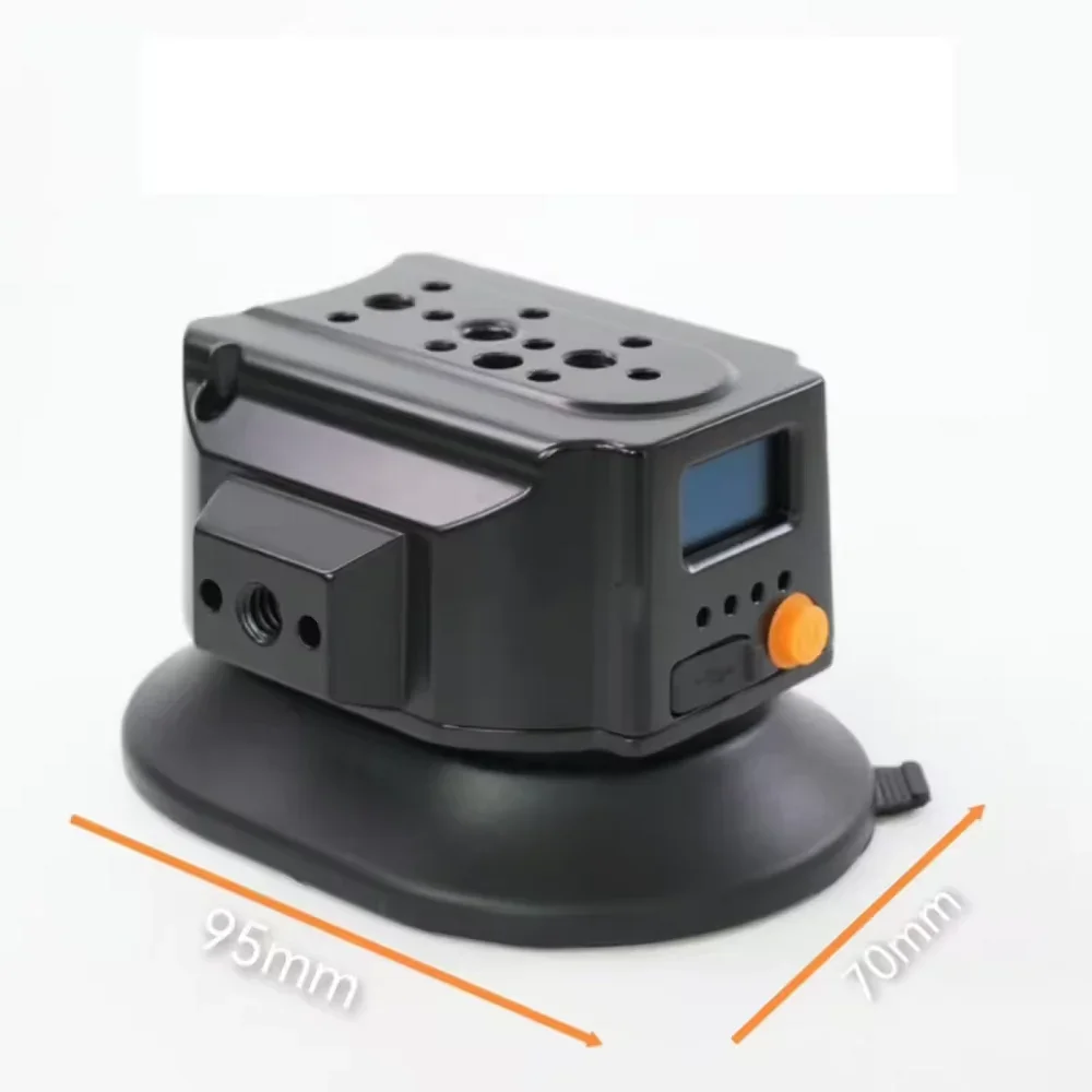 3 Inch Oval Electric Vacuum Suction Cup Bracket, Action Camera Car Mount, Auto Vacuum Suction Holder for Insta360 GoPro DJI Acti