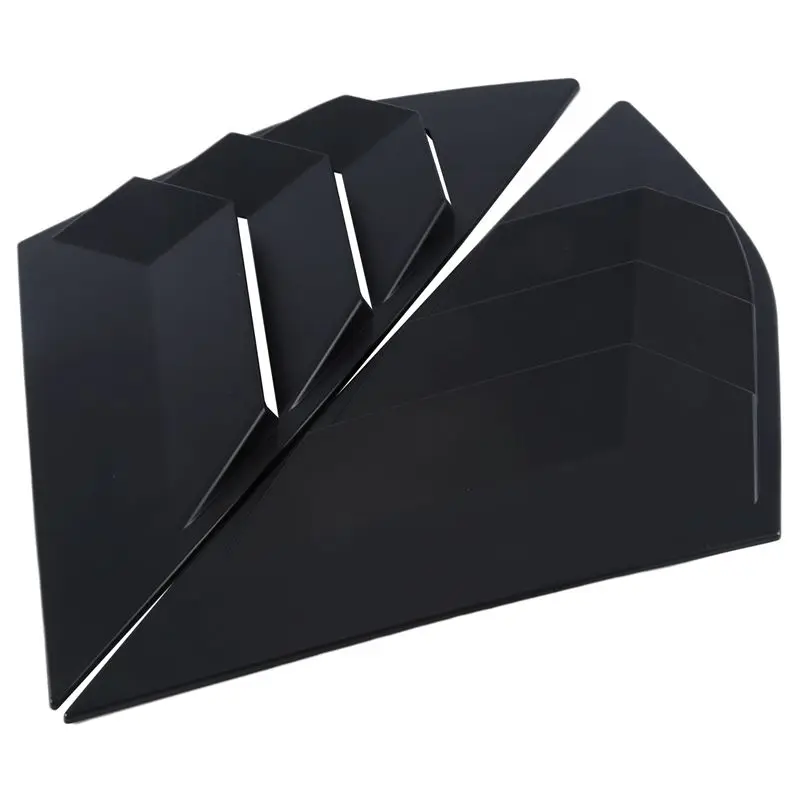 

Matte Black Rear Side Vent Quarter Window Louver Shutter Cover Replacement Parts For Ford Focus MK3 ST RS Hatchback 2012-2018