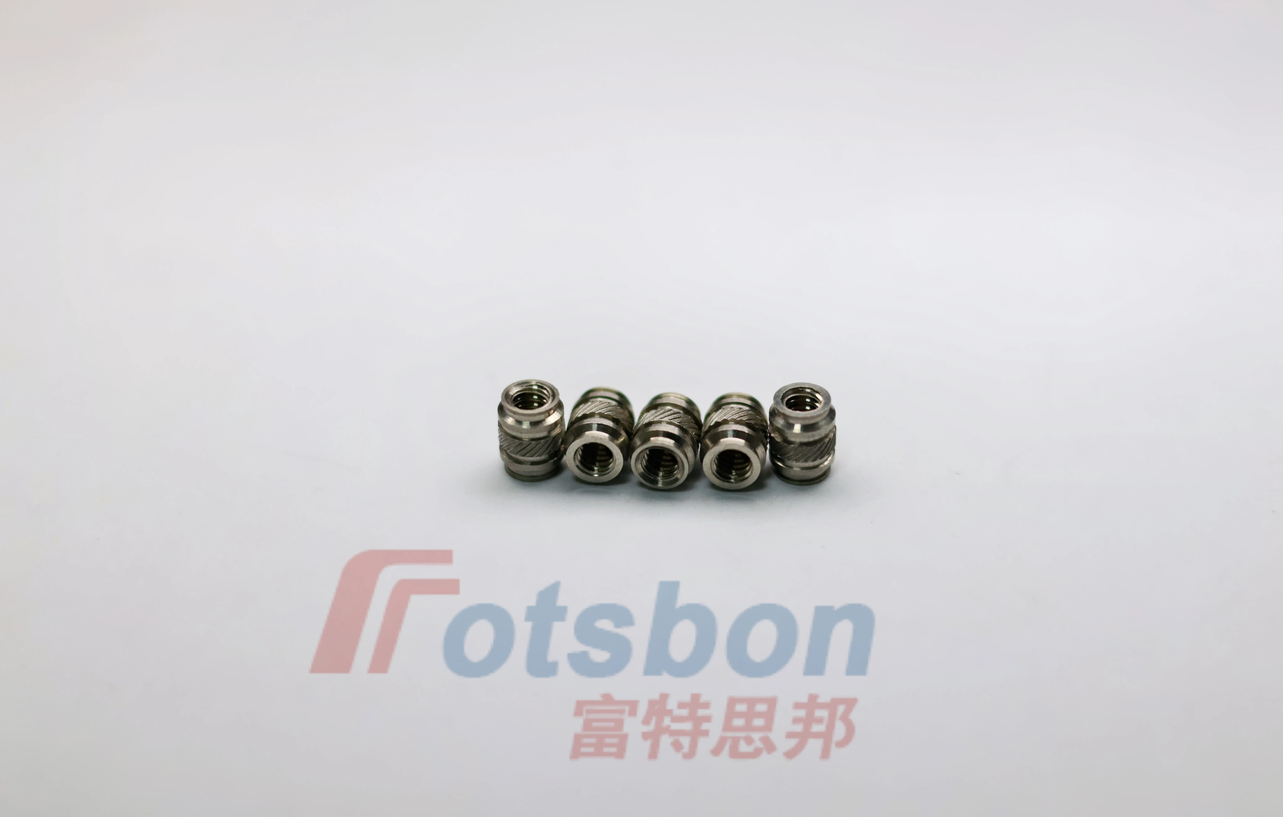 ISC/ISB/ISA-0420Hot Melt Press Injection Molding Ultrasonic Heat Staking Nuts Inch Threaded Stainless Steel Knurl Inserts