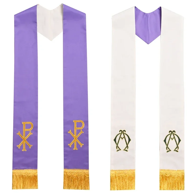 الأنجليكان كاهن رجال الدين مزدوج الوجهين للجنسين الكبار الكاثوليكية قداس القس الليتورجي تراكب عكسها سرق MN1