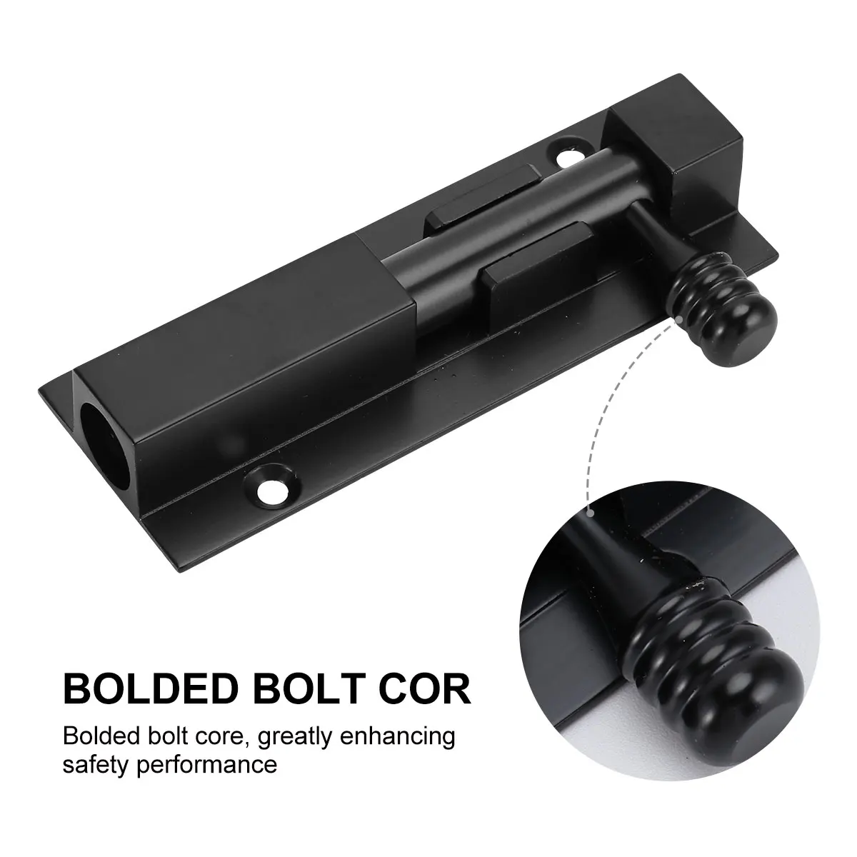

Heavy Duty Aluminum Alloy Anti Rust Sliding Latch Barrel Bolt Durable Kitchen Toilet Lock Child Proof Gate Chain Hardware
