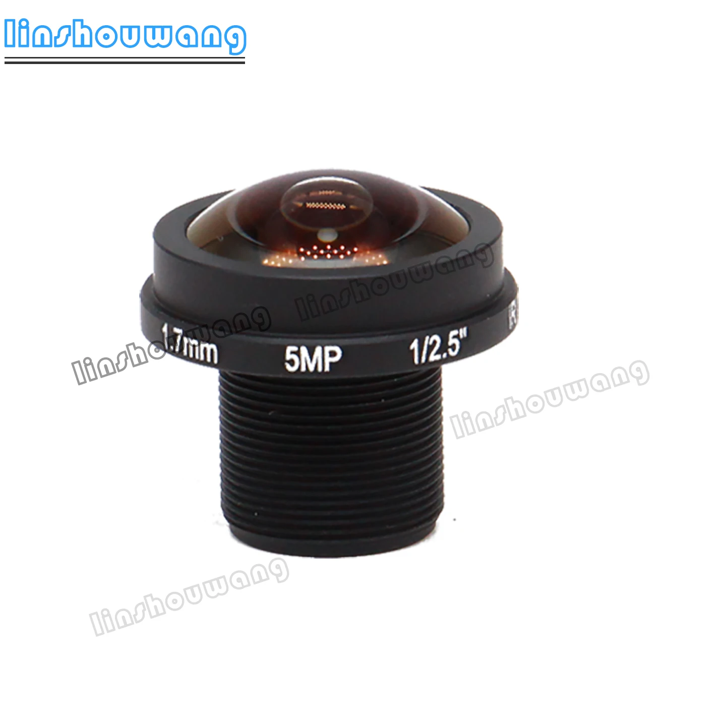 M12 Fisheye Lens 1.7mm 210-Degree 5 Megapixel 1/2.5 Wide-Angle Surveillance Industrial Lens Suitable for Hikvision Allied Vision Avt Basler Basler