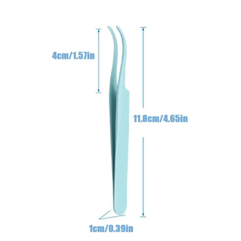 Eyelash Curved Tweezers Lash Extension Nippers Lash Applicator Lash Grafting Item Lash Picking Tool Ultra Fine Makeup Tool