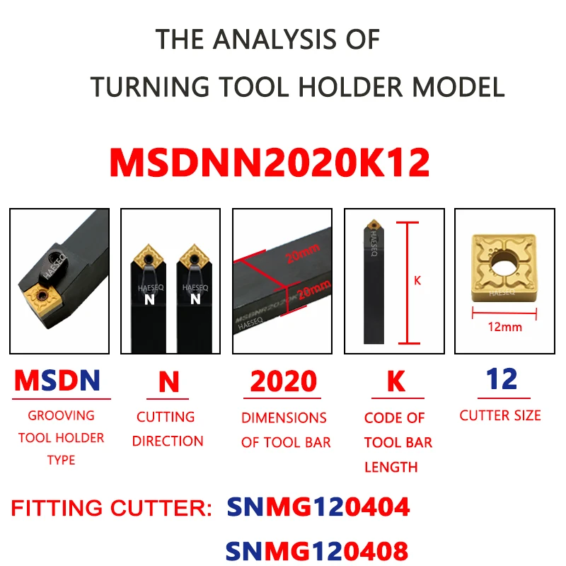 เครื่องมือตัด mesin bubut CNC MSDNN3232 MSDNN2525 MSDNN2020 MSDNN1616สำหรับคาร์ไบด์แทรกภายนอกที่ยึดเครื่องมือกลึง msdnn