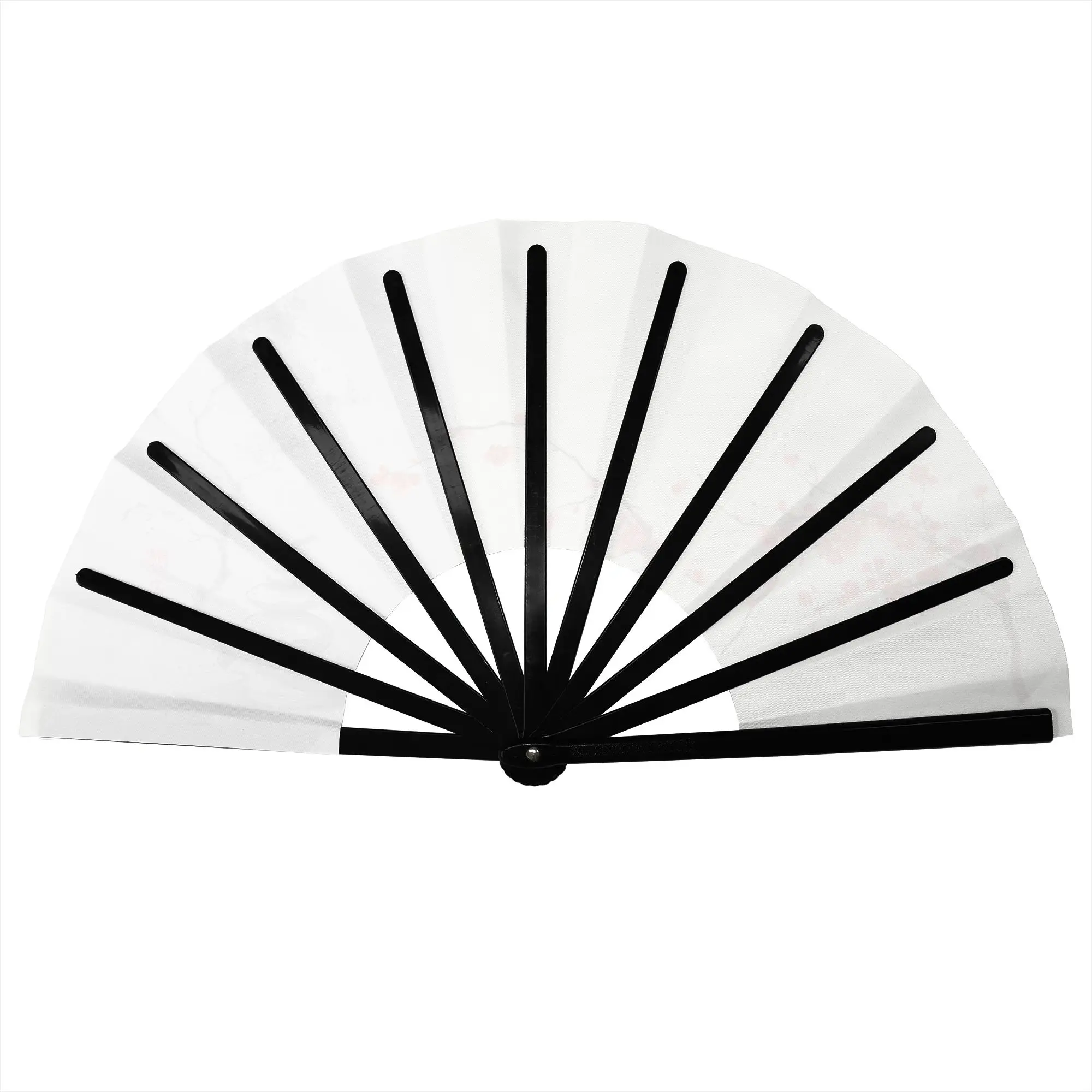 Ancient Poetry  Folding Hand Fan Custom  Polyester Fabric Fan Fashion Summer Accessory Decorative Fans