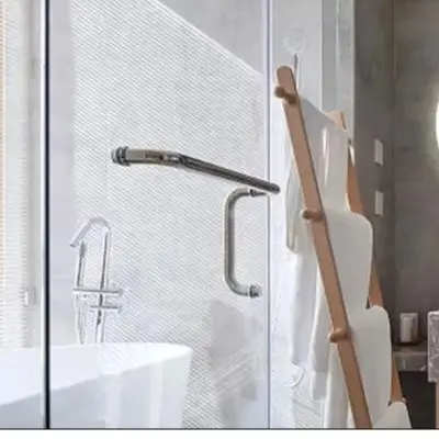 Nylon Wheels Bathroom Slide Door Bathroom Upgrade Bathroom Sliding Door Pulley Easy Maintenance Enhanced Sliding Experience