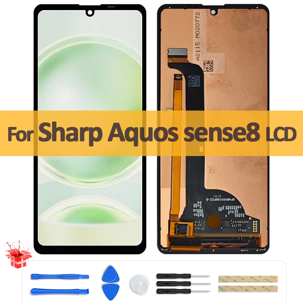 

6.1" Original OLED For Sharp Aquos sense8 LCD Display Touch Screen Digitizer Panel Assembly For Aquos sense 8 Screen Replacement